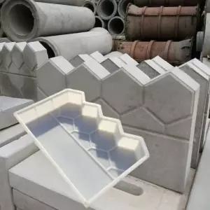 정원 울타리 시멘트 벽돌 몰드 장식 플라스틱 콘크리트 DIY 화단 물고기 연못