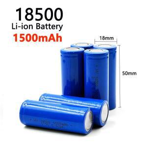 18500 1500mAh 2025  리튬 이온 충전지 3.7V 손전등 원격 제어 배터리에 사용