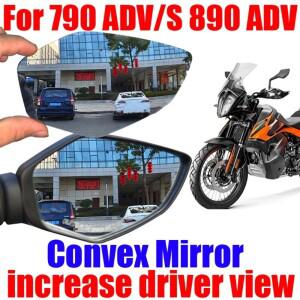 KTM 790 Adventure S ADV 890 어드벤처 액세서리 볼록 거울 증가 백미러 사이드 뷰 비전 렌즈