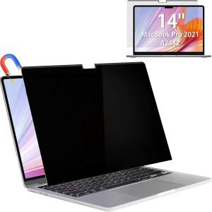 맥북 호환 M1 M2 에어 A2337 A2681 A2442 프로14 13 16 A2485 2023용 자석식 프라이버시 스크린 보호필름