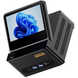 AOOSTAR FLIP 없음 R7 OS RAM SSD 미니 5인치 컴퓨터 AMD H255