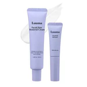 여성용 얼굴 제모 크림 Luuma 세럼이 함유된 순한 털 제거제 모든 피부 타입용 지속력 좋은 1