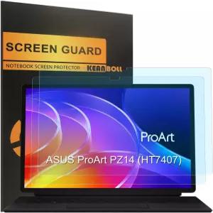 2026년형 새로운 ASUS ProArt PZ14 HT7407 14인치 노트북용 KEANBOLL 2팩 블루라이트 스크린 프로텍터