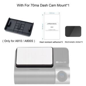 70mai 대시캠 마운트  A810 / A800S 차량용 블랙박스 VHB 스티커 홀더