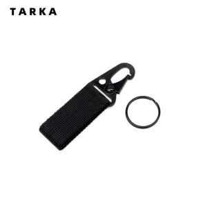 TARKA 전술 나일론 웨빙 버클 Carabiner 후크 벨트 삼각형 키 체인 야외 등산 캠핑 도구 액세서리