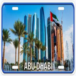 Abu Dhabi UAE01 Novelty Car License Plate Aluminum