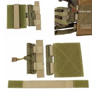 밀리터리 Airsoft 기어 전술 MOLLE 고속 제거 버클 세트 릴리스 시스템 키트 CPC 6094 JPC 조끼 페인트 볼