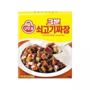 오뚜기 3분 쇠고기짜장 200g X 10개