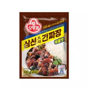 누상점 덮밥요리 짜장밥 짜장면소스 오뚜기 삼선간짜장 가루 해물맛 100g 10개
