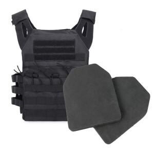 JPC 조끼 전술 EVA 폼 플레이트 두꺼운 2.2cm Airsoft 페인트 볼 게임 바디 캐리어 밀리터리 갑옷 2PCS