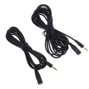 69HA 2.5mm 잭 커넥터 연장 케이블 코드 헤드셋 용 AUX 라인