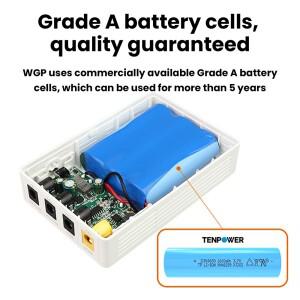 DC 5V 9V 12V 미니 소형 UPS 무정전 전원 공급 장치 10400mAh 7800mAh 백업 모바일 보조 배터리 18650 (라