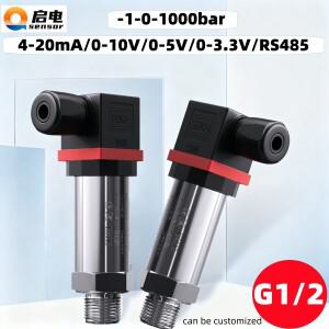 4-20mA 압력 트랜스미터 센서 0.1bar/10bar/145psi 0-60Mpa 0-10V 변환기 M20x1.5