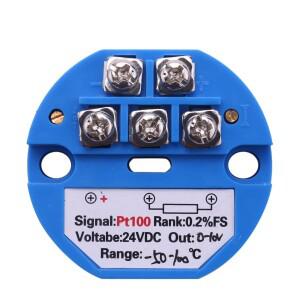 3X RTD PT100 온도 트랜스미터 DC24V 마이너스 50 - 100도 출력 0-10V-Tvdae
