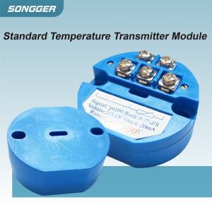산업용 PT100 온도 트랜스미터 출력 4-20mA 0-10V 0-5V 절연 24V 전원 PLC DCS HVAC 시스템용