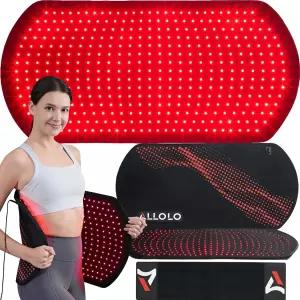알롤로 신체용 적광 테라피 타이머 리모컨이 있는 LED 1개 중 3개 허리 어깨 무릎용 660nm 적외선 패드