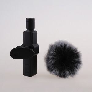 호환 무선 칼라 클립 마이크 방풍 야외 옷깃 K1 K9용 모피 윈드 스크린 머프 Lavalier Mic Windproof Cover