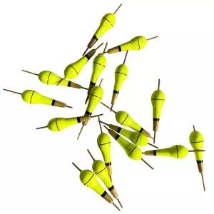 FREE FISHER 50개/세트 낚시찌 8.5cm/2g 오동나무 코르크 플로트 강한 흐름용 풀우드 플로터 페스카