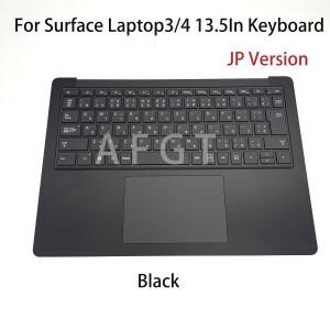 호환 마이크로소프트 서피스 노트북 1868 1950 키보드 팜레스트 커버  인치 블랙 그레이 JP 3/4
