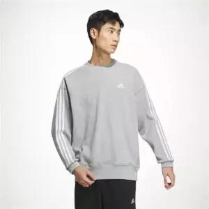 아디다스 에센셜 루즈 핏 3S 프렌치 테리 스웨트셔츠 JF3933 2005308
