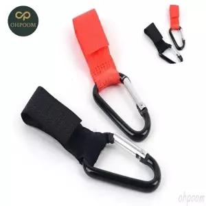 찍찍이걸이 유모차가방고리 유모차홀더 유모차집게 유모차가방걸이 비너형 탈부착 걸이 1P