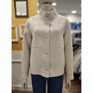 [BCBG] 하이넥 숏 핸드메이드 코트 B6A1H805