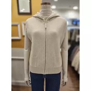 [BCBG] 울 블랜드 집업 후드 베스트 B6A1K501