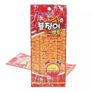 불징어 벤토 7g 매운맛 1타 10개입/오징어/어포/주전부리/술안주/마른/안주/맥주/오다리/백족/건어물/매콤
