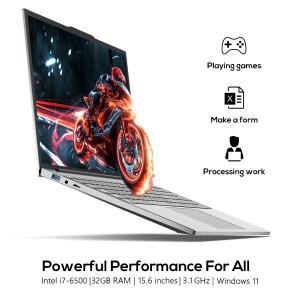 노트북 15.6인치 인텔 i7-6500U 게이밍 32GB DDR4 2TB 윈도우 11 백라이트 키보드 휴대용 컴퓨터 PC 1920x1