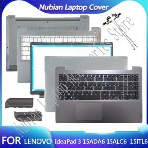 Lenovo IdeaPad 3 15ADA6 15ITL6 15ALC6 2021 노트북 LCD 뒷면 덮개 전면 베젤 손목 받침대 하단 케이스 키