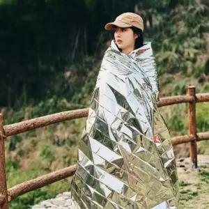 서바이벌블랭킷 은박담요 재난 160x210cm 보온포 기내 모기향 거치대 침낭 캠핑 버너 간이샤워장
