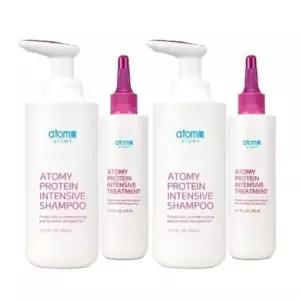 애터미 프로틴 인텐시브 샴푸 400ml 2개 + 트리트먼트 200ml 2개
