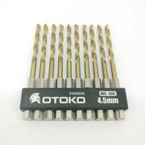 철 4241 코팅 HSS 티타늄 임팩드릴비트 4.5MM 1개