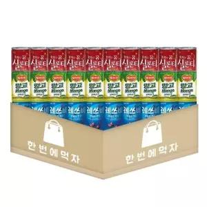 [한번에먹자] 델몬트 망고 180ml 10캔 + 레쓰비 업소 175ml 10캔 + 실론티 175ml 10캔 / 총 30캔