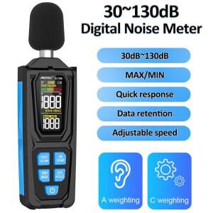 SL750B 디지털 사운드 레벨 미터 30-130dB A/C 가중 전문 Sonometer 소음 테스터 데시벨 측정기