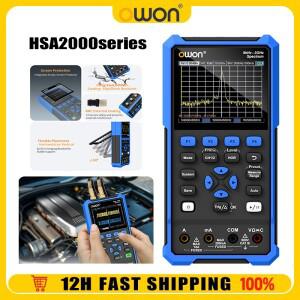 OWON 스펙트럼 분석기 3-in-1 오실로스코프 디지털 멀티미터 HSA2320 HSA23079kHz -3GHz 70/100/200MHz HSA