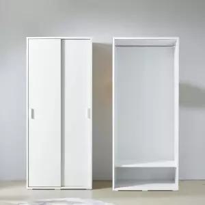 아트박스/텐스페이스 위즈W 800 슬라이딩 키큰 옷장 하부선반형 MD5416