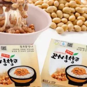 국산콩 100% 평창나또 노란콩 낫또 50g 20개 나토 생낫또 아침 식사 대용 어버이날 선물세트