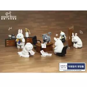 [텐바이텐][먼데이브루스 시리즈8] 직원들의 방탈출 (6종) 피규어