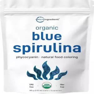 Micro Ingredients 블루 스피룰리나 파우더 60g
