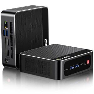 Beelink 미니 PC AMD Ryzen 7 6800U 최대 4 7GHz 8C / 16T, 24GB LPDDR5 RAM 500GB M 2 SSD, SER5 MAX 미니 컴퓨터 지원 2 5GLAN / 4K 트리플 스크린 디스플레이 HDMI DP Type-C /WiFi6 /BT5 4 /홈 /오피스
