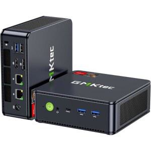 GMKtec 게이밍 미니 PC AMD Ryzen 7 7730U 업그레이드된 7430U / 5825U 16GB DDR4 512GB SSD WiFi 6E 듀얼 NIC LAN 2 5GbE 데스크탑 컴퓨터 USB-C, DP, HDMI 트리플 4K 디스플레이 M5 울트라