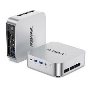 ACEMAGICIAL M1 미니 PC AMD Ryzen 7 7735HS 24GB LPDDR5 512GB PCle SSD 미니 컴퓨터 8C / 16T, 최대 4 75GHz , Windows 11 Pro Radeon 680M 4K 트리플 디스플레이 데스크톱 컴퓨터 3 2Type-C /LAN 2 5G /BT5 2 /Wi