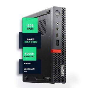 M720Q 씽크센터 미니 PC 윈도우 11 프로 인텔 i5-8400T 16GB RAM 500GB 5G WiFi BT 홈 또는 오피스 데스크톱 컴퓨터 갱신
