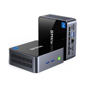 GMKtec 미니 PC 인텔 코어 i7-1185G7 최대 4 8GHz 32GB DDR4 1TB SSD 데스크탑 미니 컴퓨터 WiFi 6, BT 5 2 / DP, HDMI / RJ45 2 5G / USB4