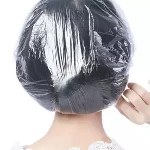일회용 비닐 캡 모자형 샤워용 위생 일회용 헤어 캡 방수 목욕 케어 두건