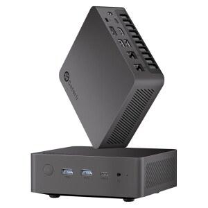 Getorli 미니 PC Ryzen 7 PRO 8845HS 최대 5 1GHz , 32G DDR5 1TB PCIe 4 0 SSD 데스크톱 컴퓨터, 라데온 780M, 게임, 비즈니스 오피스, 비디오 편집, 듀얼 2 5G LAN 및 USB4, WiFi 6 / BT 5 3용 디스플레이 4K