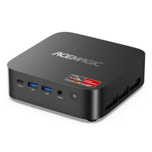 ACEMAGICIAL AMD 미니 PC Ryzen 7730U, 미니 게이밍 PC 32GB DDR4 512GB SSD, 미니 컴퓨터 데스크톱 PC 지원 4K 트리플 디스플레이 / WiFi6 / BT5 2 게임용 / 오피스 / 홈용