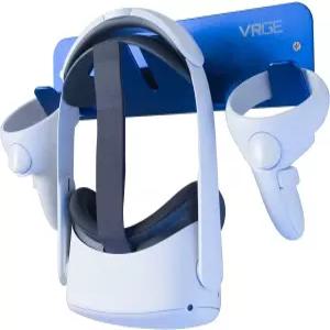 VRGE VR 월 마운트 스토리지 스탠드 후크 - 메타/오큘러스 퀘스트 3/2용 트-S HTC 바이브 프로 PS5 밸브