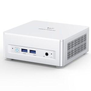 미니스포룸 데스크미니 UM750L 슬림 미니 PC AMD 라이젠 5 7545U 소형 PC, 16GB LPDDR5 RAM 1TB PCIe4 0 SSD, HDMI /DP /USB4 출력, 2 5G LAN, WiFi 6E, 5xUSB 포트 AMD 라데온 740M 그래픽 스몰 폼 팩터